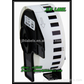 Brother Labels Compatible 1/2" DK2214 Labels Continuous Length Tape (100 Feet, 0.47" Wide)